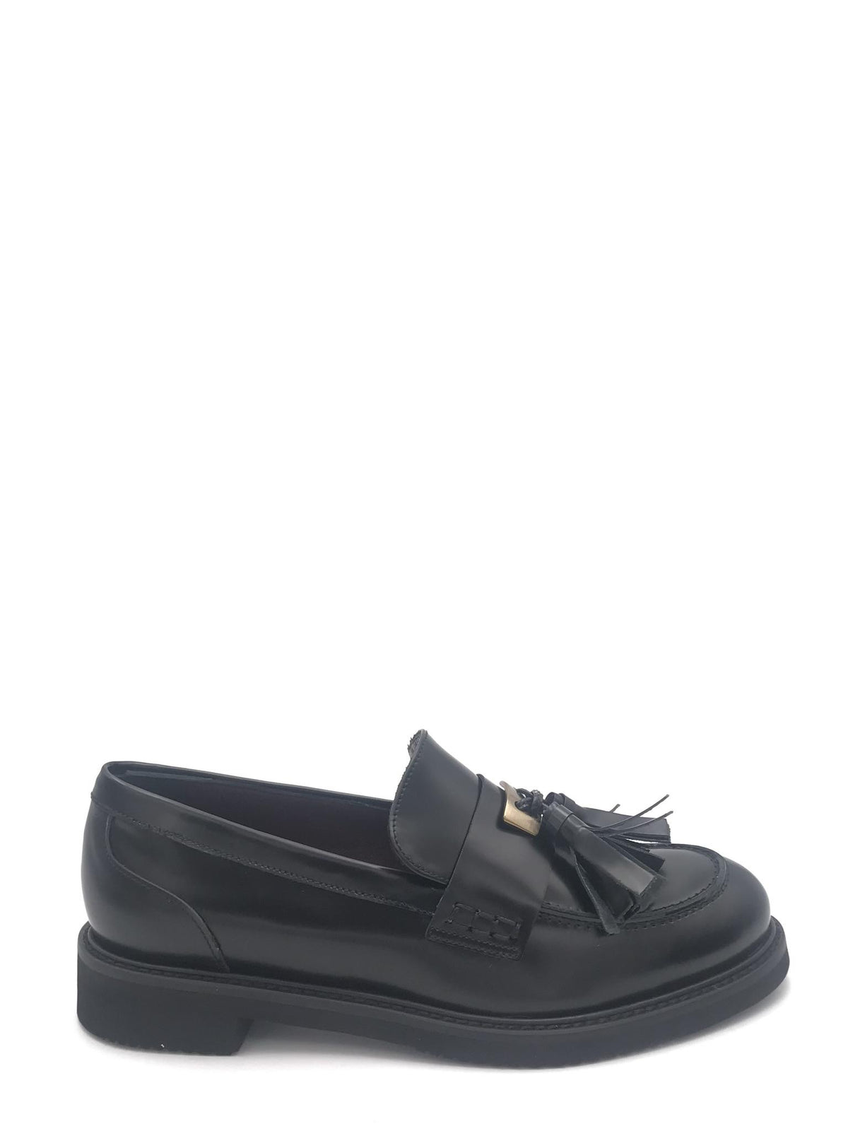 Mocassino in pelle spazzolata nera 308 NERO LEGAZZELLE 