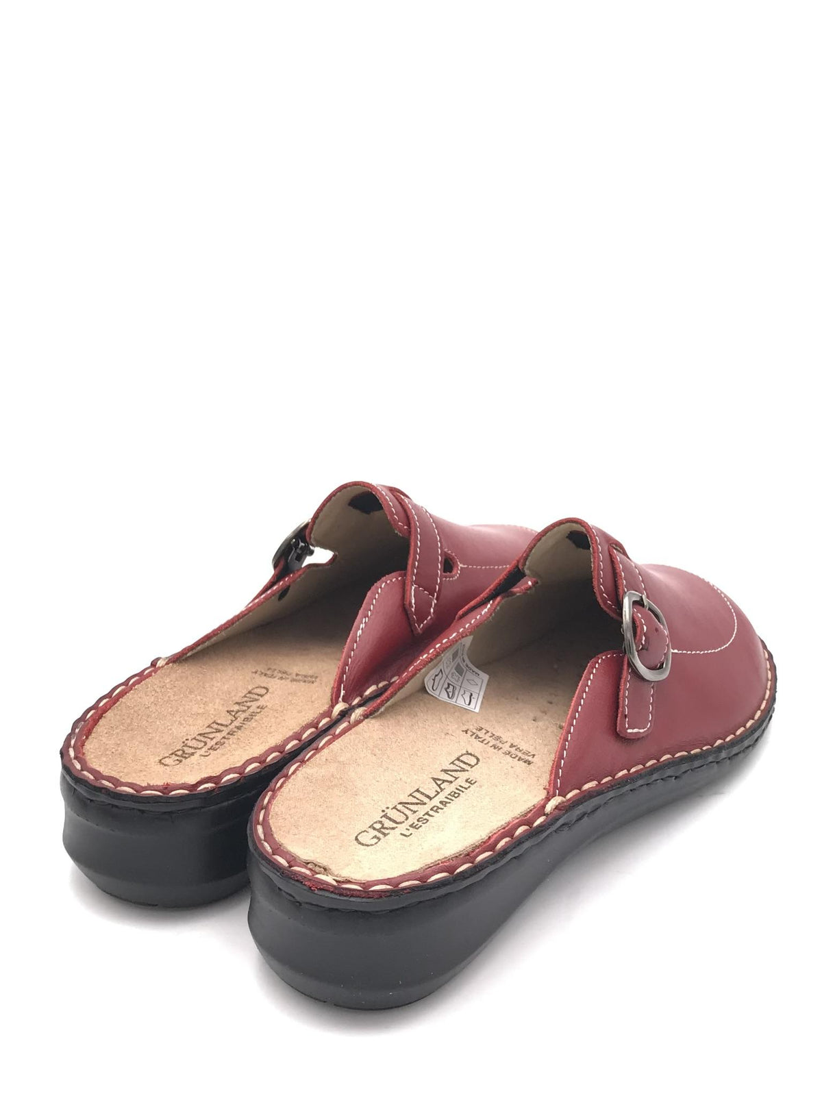 Ciabatta Dami in pelle rubino CE0261 RUBINO GRUNLAND 
