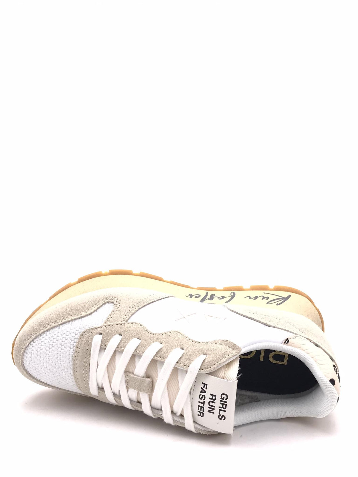 Sneakers donna Ally vintage bianco-panna