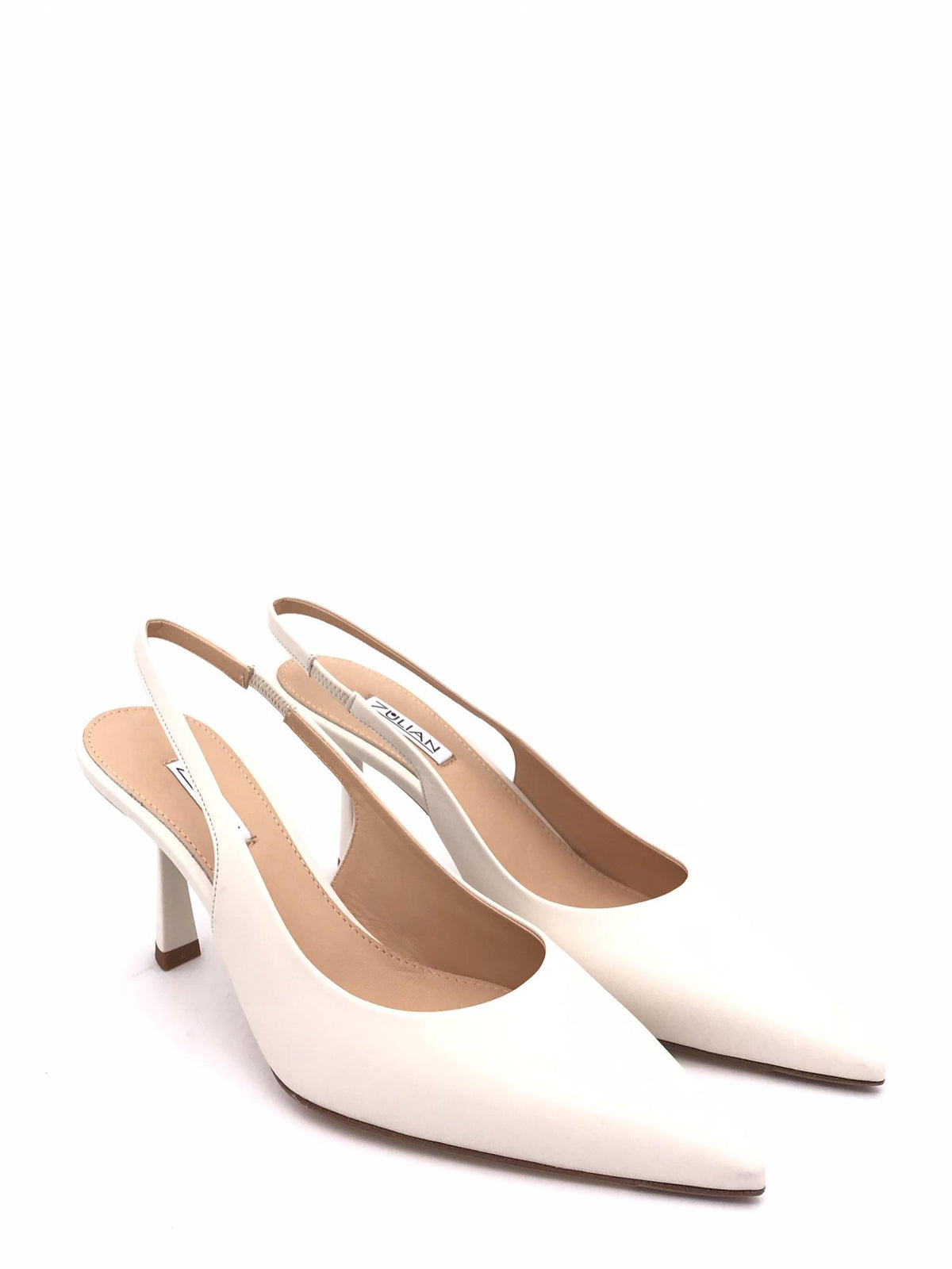 Slingback in pelle avorio 3006 AVORIO ZULIAN 