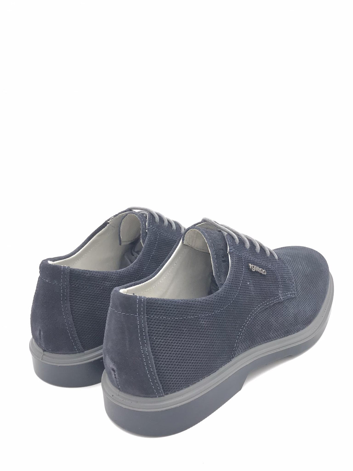 Scarpa allacciata micro forata blu 5607000 BLU IGI&CO 