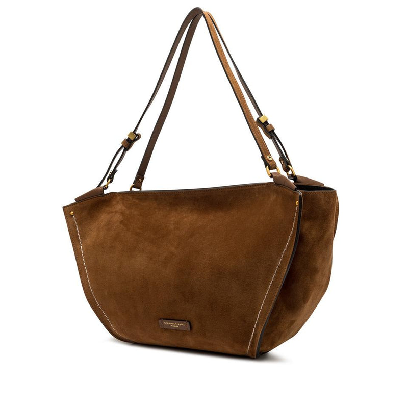 Borsa Bloom in camoscio cognac BS12037 COGNAC GIANNI CHIARINI 