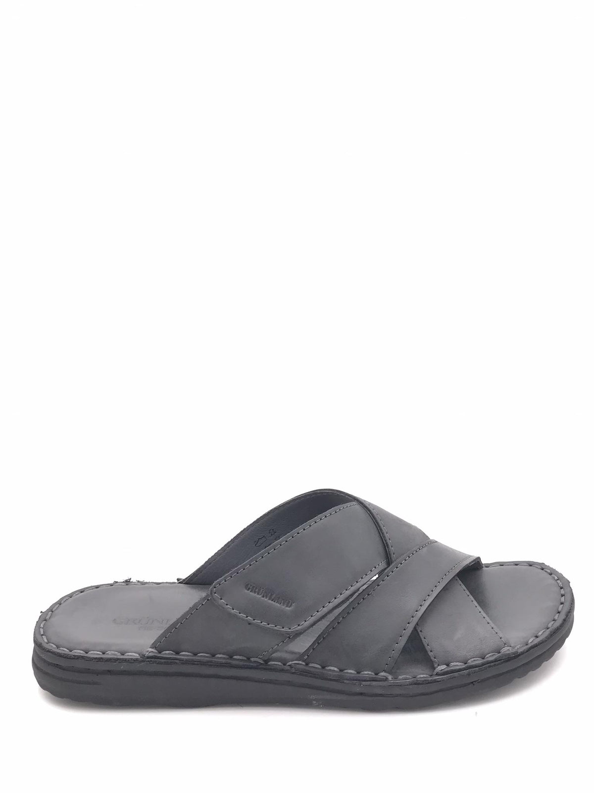 Ciabatta uomo Lapo intrccio nera CI 2494 NERO GRUNLAND 
