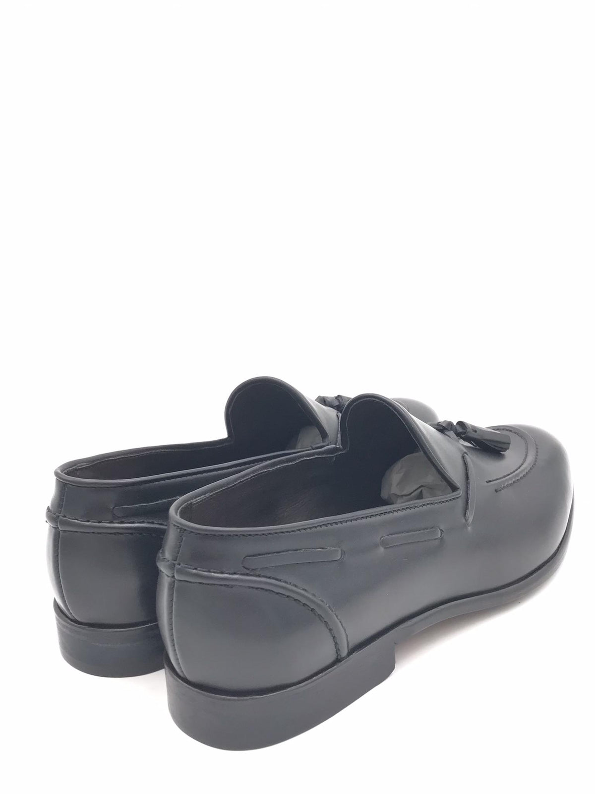 Mocassino elegante uomo in pelle nera