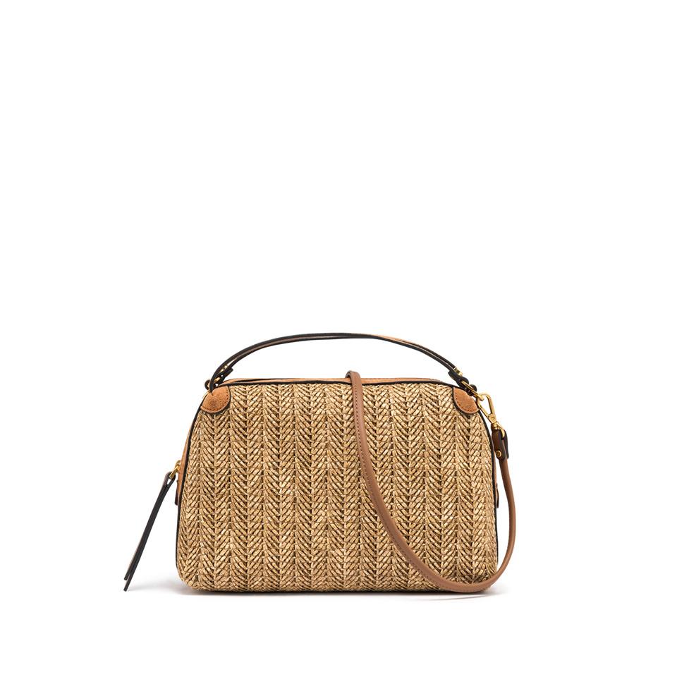 Borsa Alifa in raffia cuoio BS8788 PGLSPGCUOIO GIANNI CHIARINI 