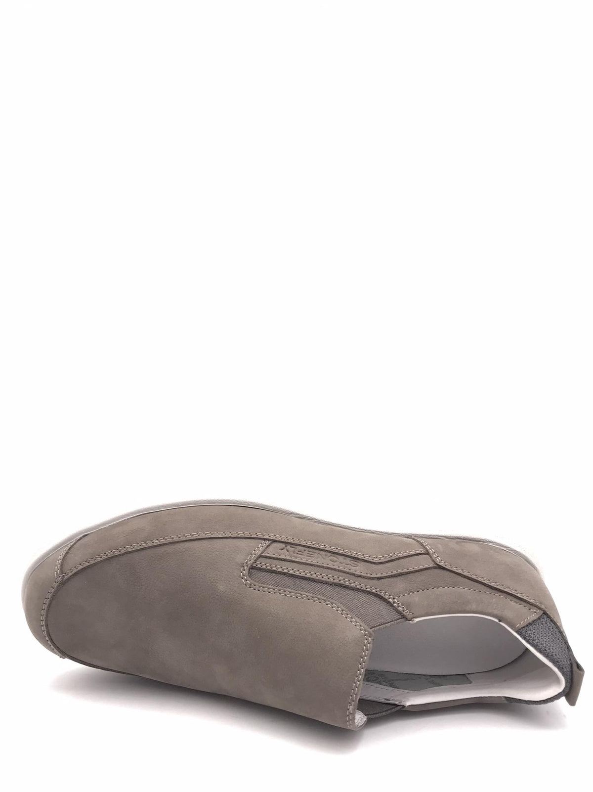 Scarpa Slip on Stream in nabuk titanium gray