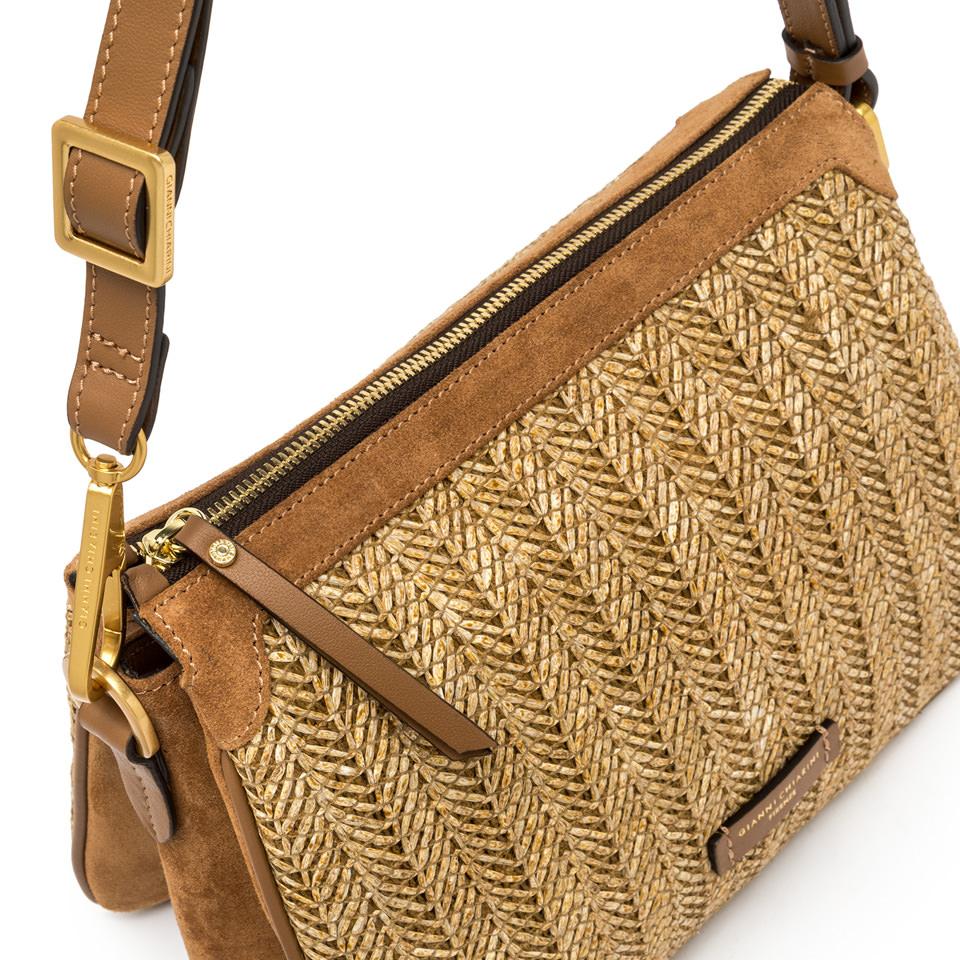 Borsa Brooke large in raffia cookie BS12373 PGLSPGCUOIO GIANNI CHIARINI 