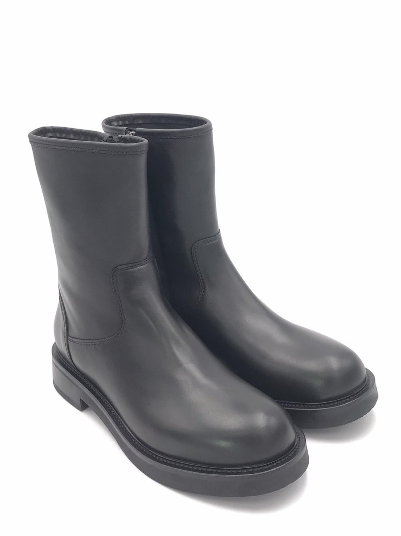 Biker Sidney in pelle nera IV305 NERO ANIMA 