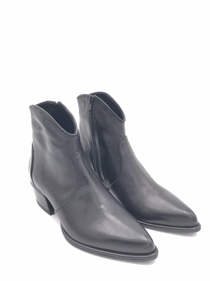 Texano Jane in pelle nera SR1039 NERO ZULIAN 