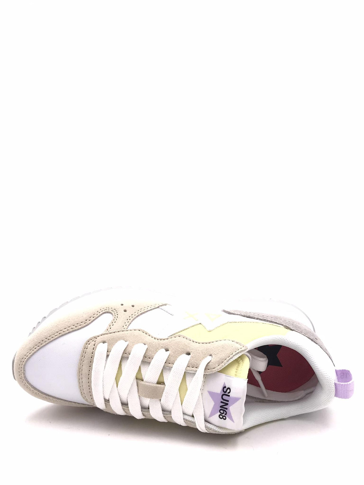 Sneakers donna Stargirl multicolor bianco-panna