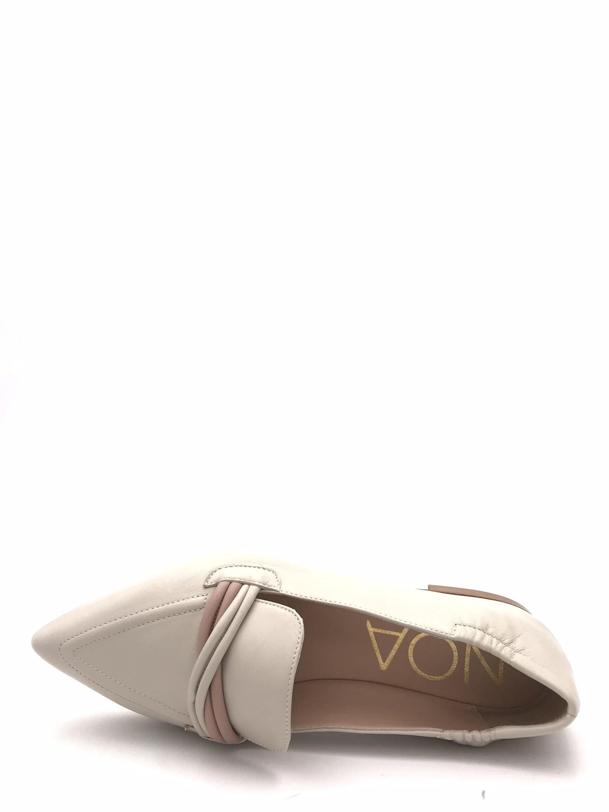 Mocassino donna in nappa milk V3001 LATTE NOA 