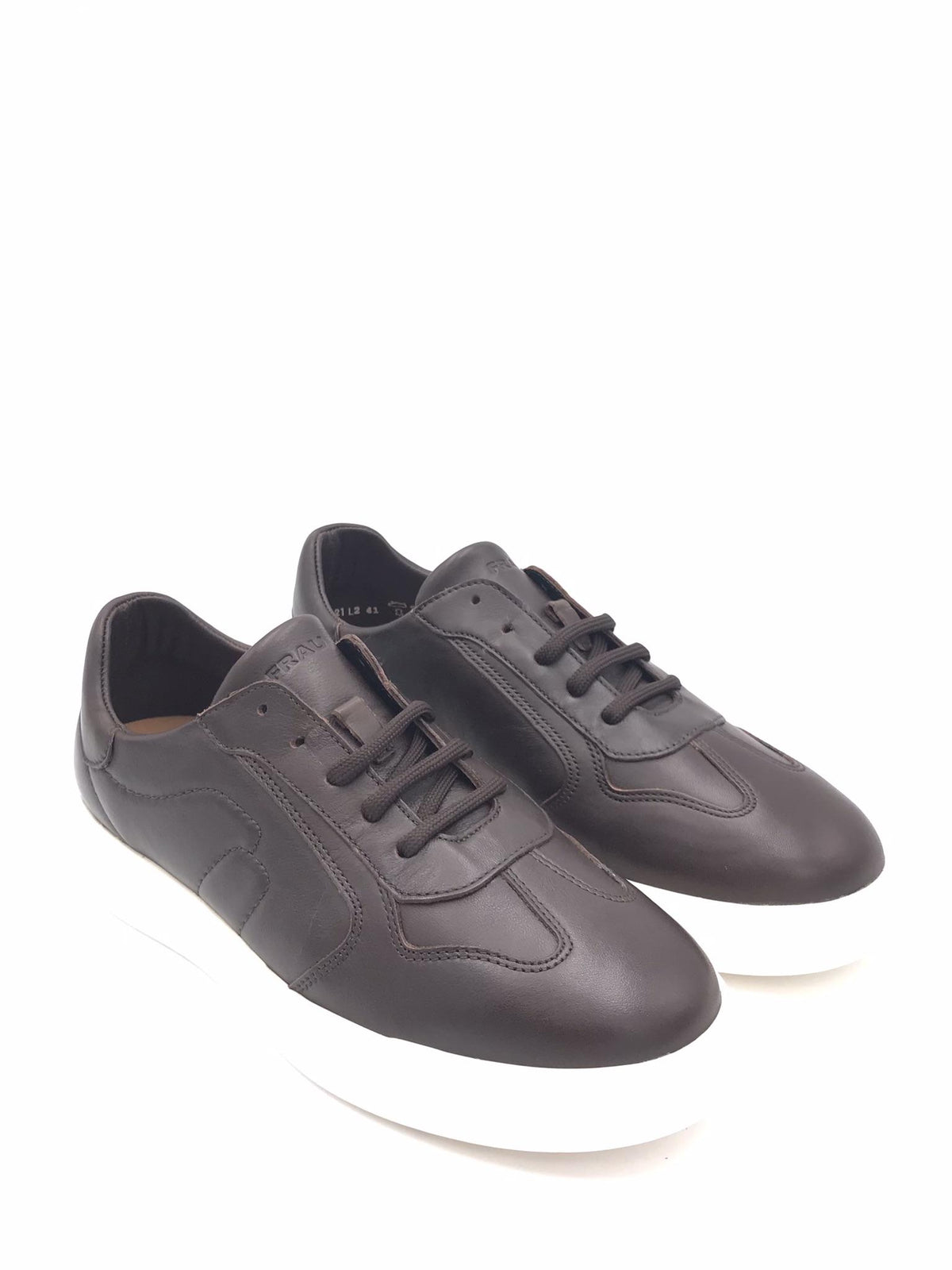 Sneakers in pelle moro 21L2 TESTA DI MORO FRAU 