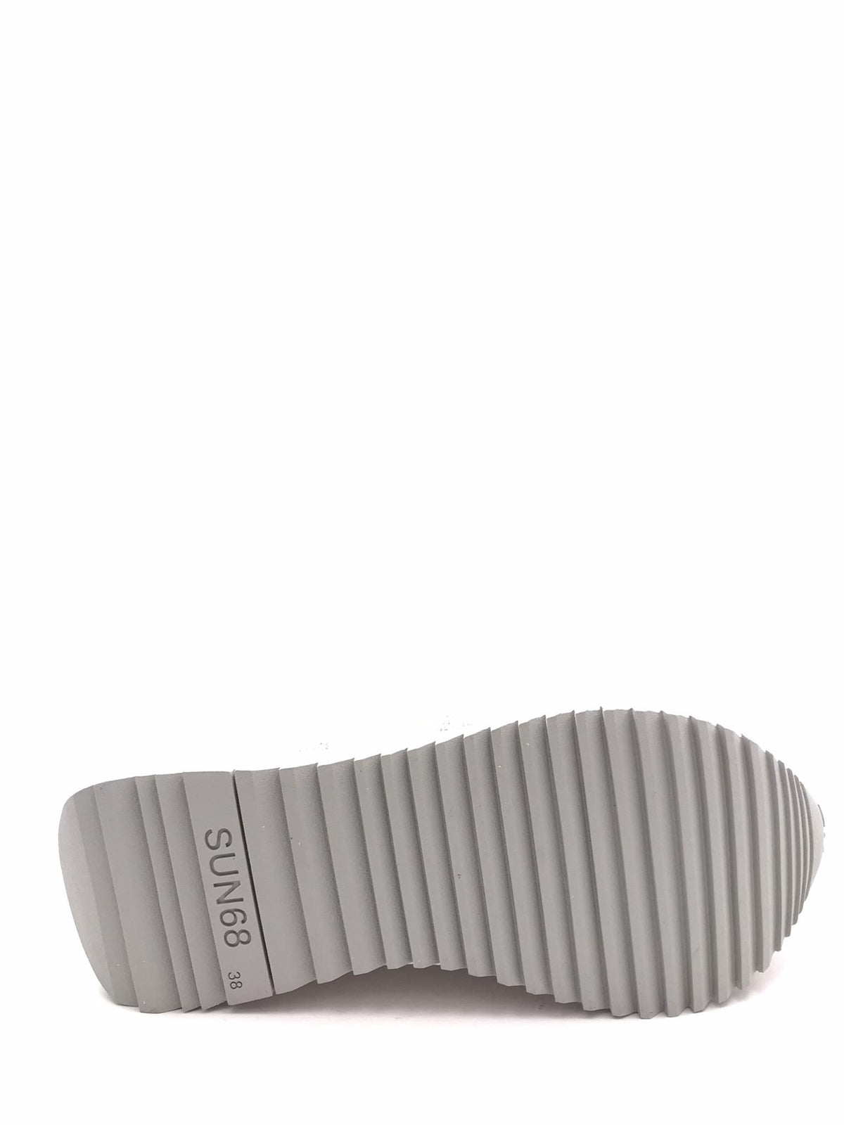 Sneakers donna Big stargirl canvas bianco-panna