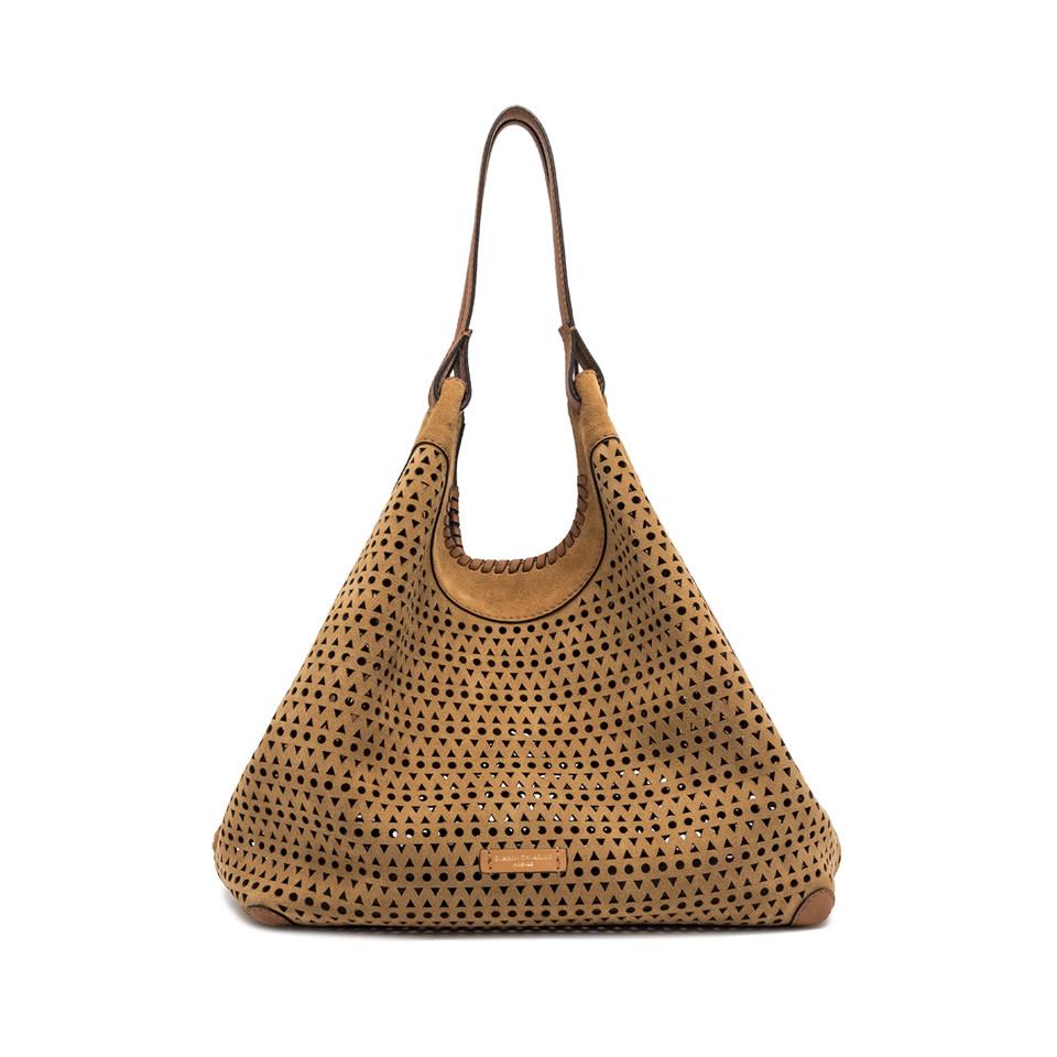 Borsa Dua laserata peanut butter BS11682 CUOIO GIANNI CHIARINI 