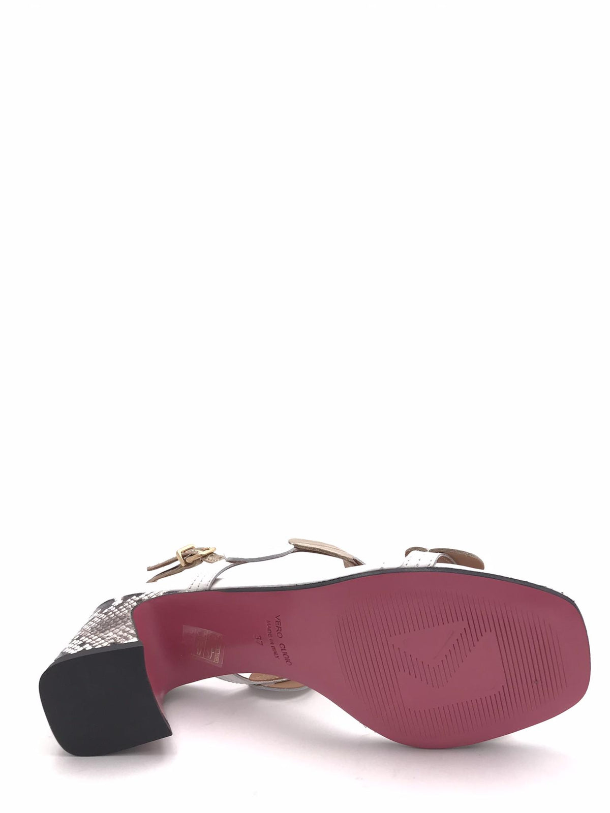 Sandali in pelle platino-argento 616 PLATINO/ARGENTO LEGAZZELLE 