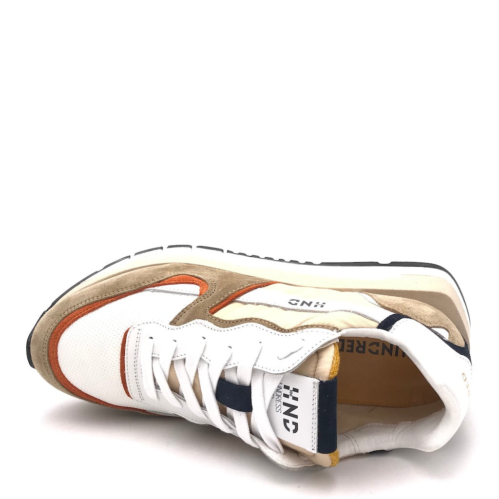Sneakers running bianco-panna