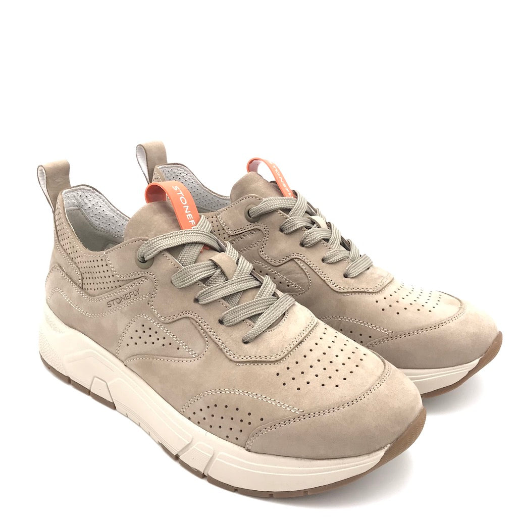 Sneakers Action nabuk taupe